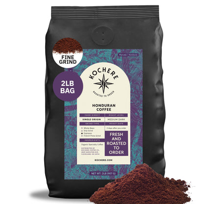 Kochere Coffee Honduran Marcala Organic Medium Roast - Caramel, Spice, Brown Sugar Notes