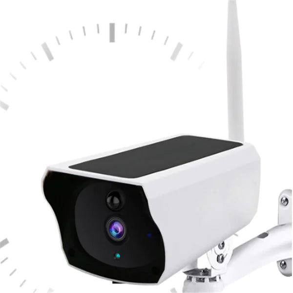 Wireless Solar-Powered Low-Power Security Camera
