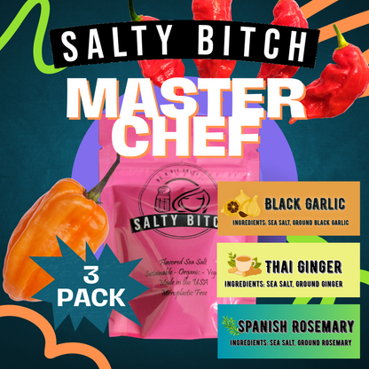 Master Chef 3PK - Flavored Sea Salt 3PK