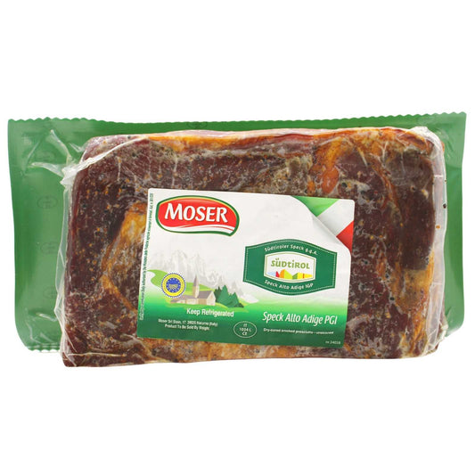 Speck Alto Adige PGI | Smoked Cured Ham - Prosciutto | Weight approx. s | by Moser brand 5 lb