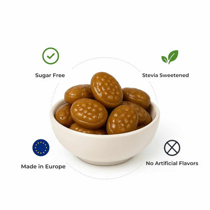 Andy Anand Chocolatier Sugar Free Australian Licorice Hard Candy - Made in Europe Naturally Sweetened with Stevia, Individually Wrapped Licorice With No Artificial Flavors (7 Oz)