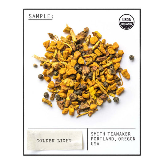 SMITH TEAMAKER - ORGANIC GOLDEN LIGHT TURMERIC BLEND NO. 54 (15 TEA BAGS, 1.85 OZ)