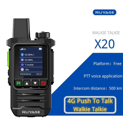 Ruyage Radio Nationwide PTT Walkie-Talkie(X20)