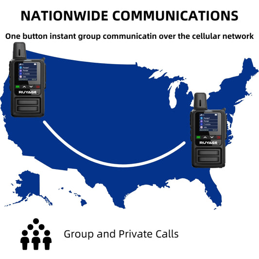 Ruyage Radio Nationwide PTT Walkie-Talkie(R2)
