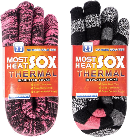 Thermal Socks for Women, Winter Warm Cold Weather Sock for Workout Outdoor Activities