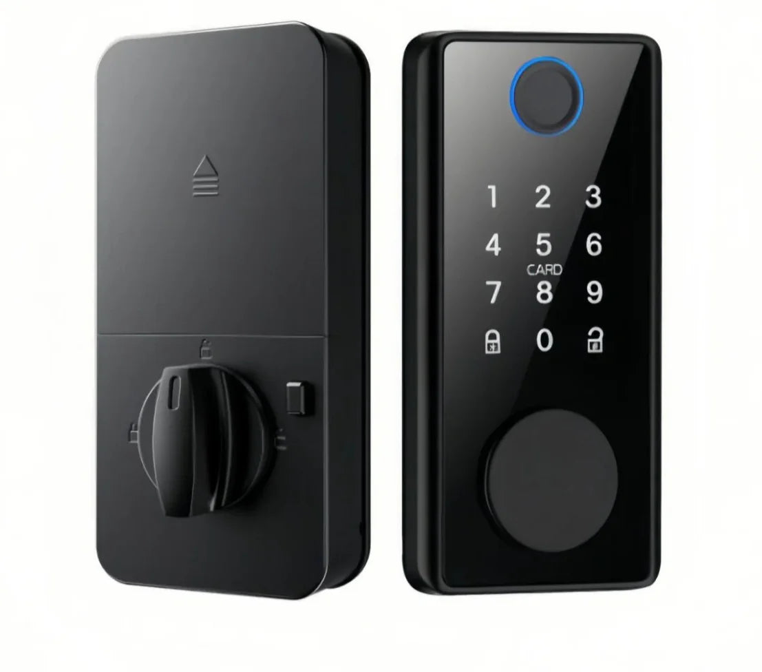Style Loft Collection CyberSecure Wifi, Bluetooth, Fingerprint Keycode, and Keycard Door Locks