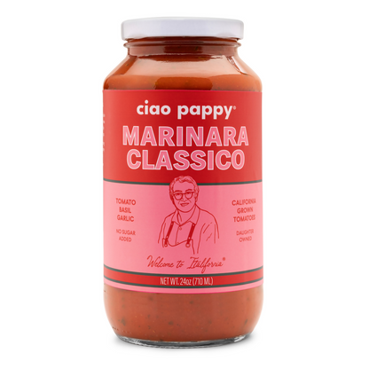Ciao Pappy Marinara Classico bottle - 12 bottles case