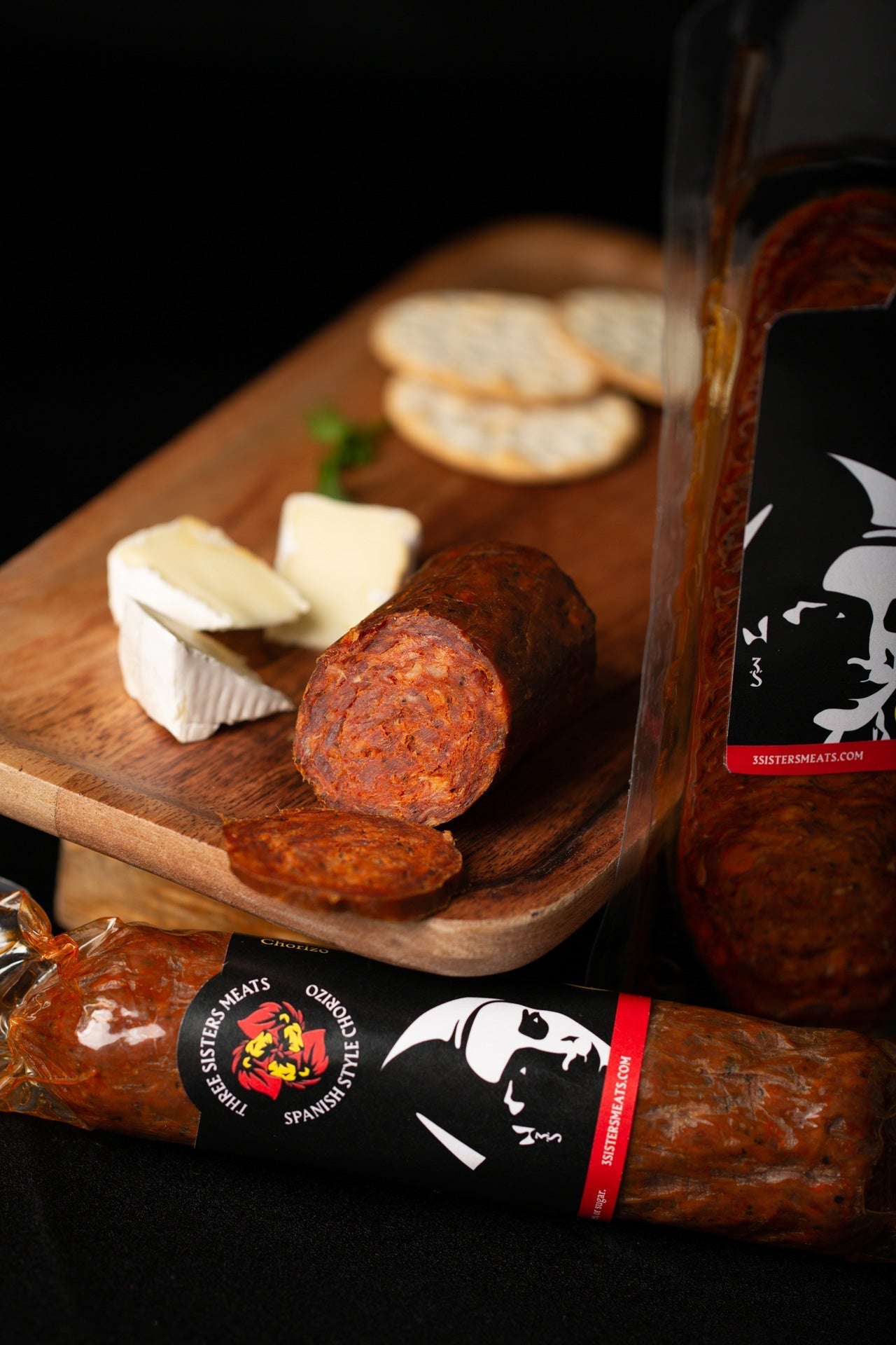 Three Sisters Dry Cured Chorizo Links - 12 Pcs x 6 oz case