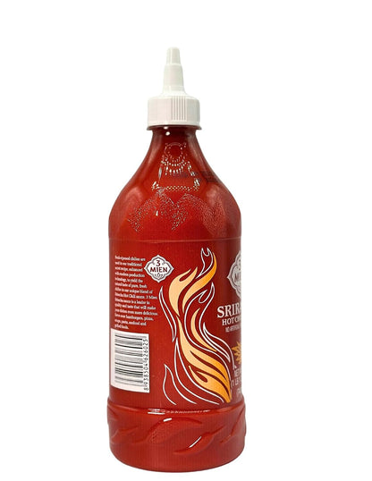 3 Mien Siracha Hot Chilli Sauce, Product of Vietnam - Net WT: 28 Fl Oz (740 ml)