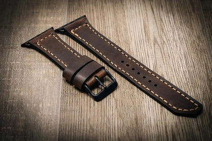 Apple Watch Leather Band - Walnut Brown