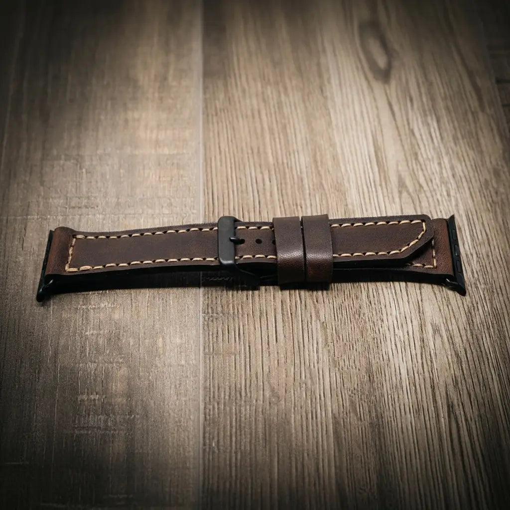Apple Watch Leather Band - Walnut Brown