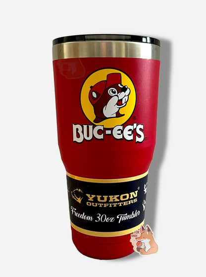 Buc-ee's Yukon Outfitters Red 30oz Tumbler