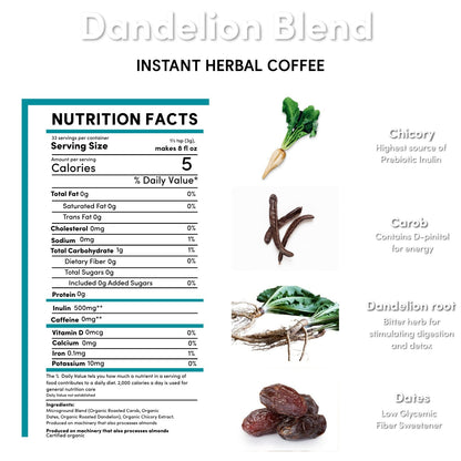 Instant Dandelion Herbal Coffee