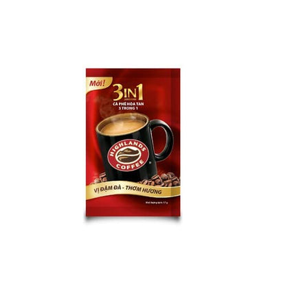 Vietnam Instant Coffee - 3 In 1 Instant Coffee From Highlands Coffee - Bag of 50 sachets (29.98 Oz)