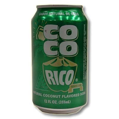 Coco Rico - Natural Coconut Flavored Soda - 12 oz