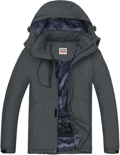Men'S Waterproof Ski Jacket Warm Winter Snow Coat Mountain Windbreaker