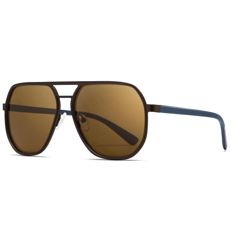 〖Dealsforyoudays〗Sungait Polygon Aviator Sunglasses for Men Polarized Trendy Square Sun Glasses Retro Pilot Shades UV Protection