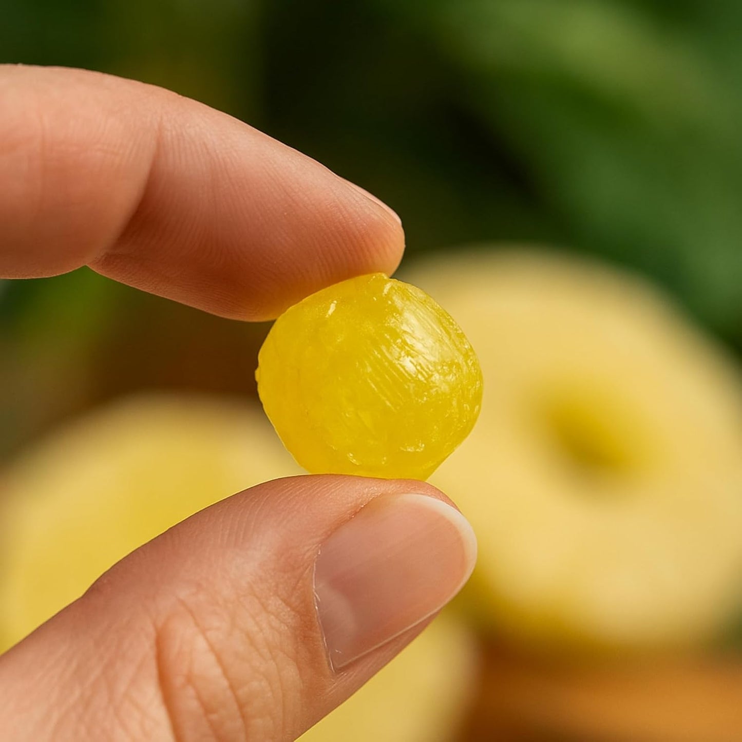 Andy Anand Chocolatier Sugar Free Pineapple Chunks, Hard Candy Boiled in Copper Kettle for that unique taste, Flown from Europe 25 Pieces - Sugar & Aspartame Free - Naturally Flavored & Sweetened - Non-GMO, Gluten Free, Keto & Diabetic Friendly