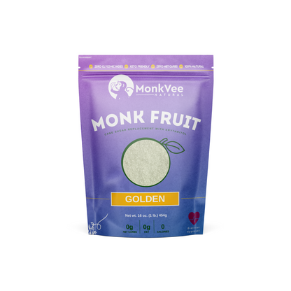 Monk Fruit Sugar | Contains Erythritol, 100% Natural, Zero Calories