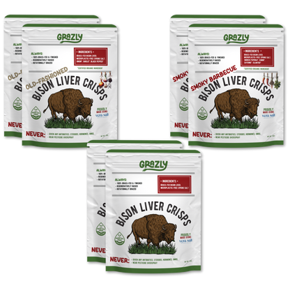 Bison Liver Crisp Variety Pack