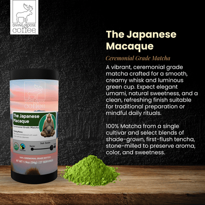 The Japanese Macaque - Organic Ceremonial Grade Matcha Tea