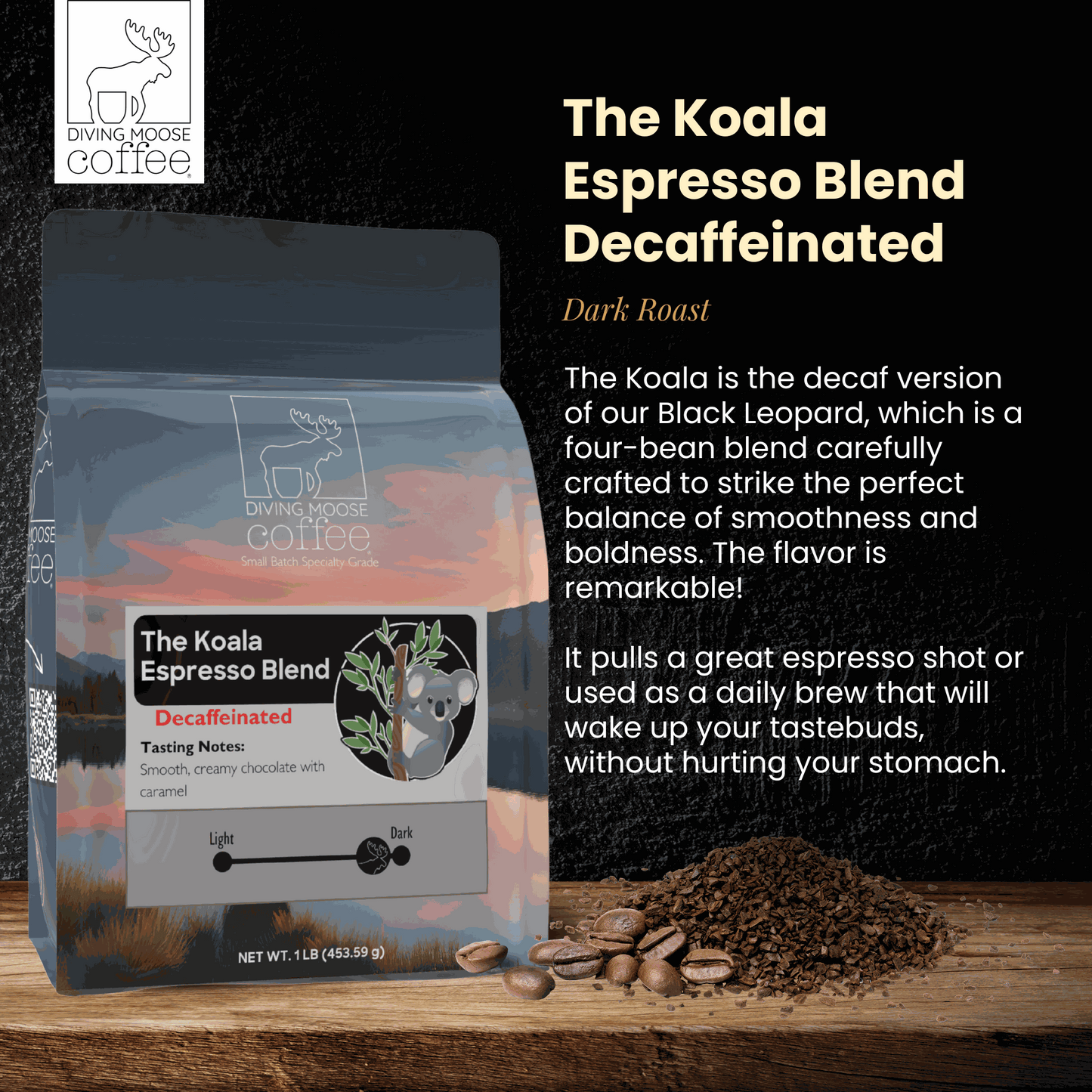 The Koala - Decaf Espresso Dark Roast Blend