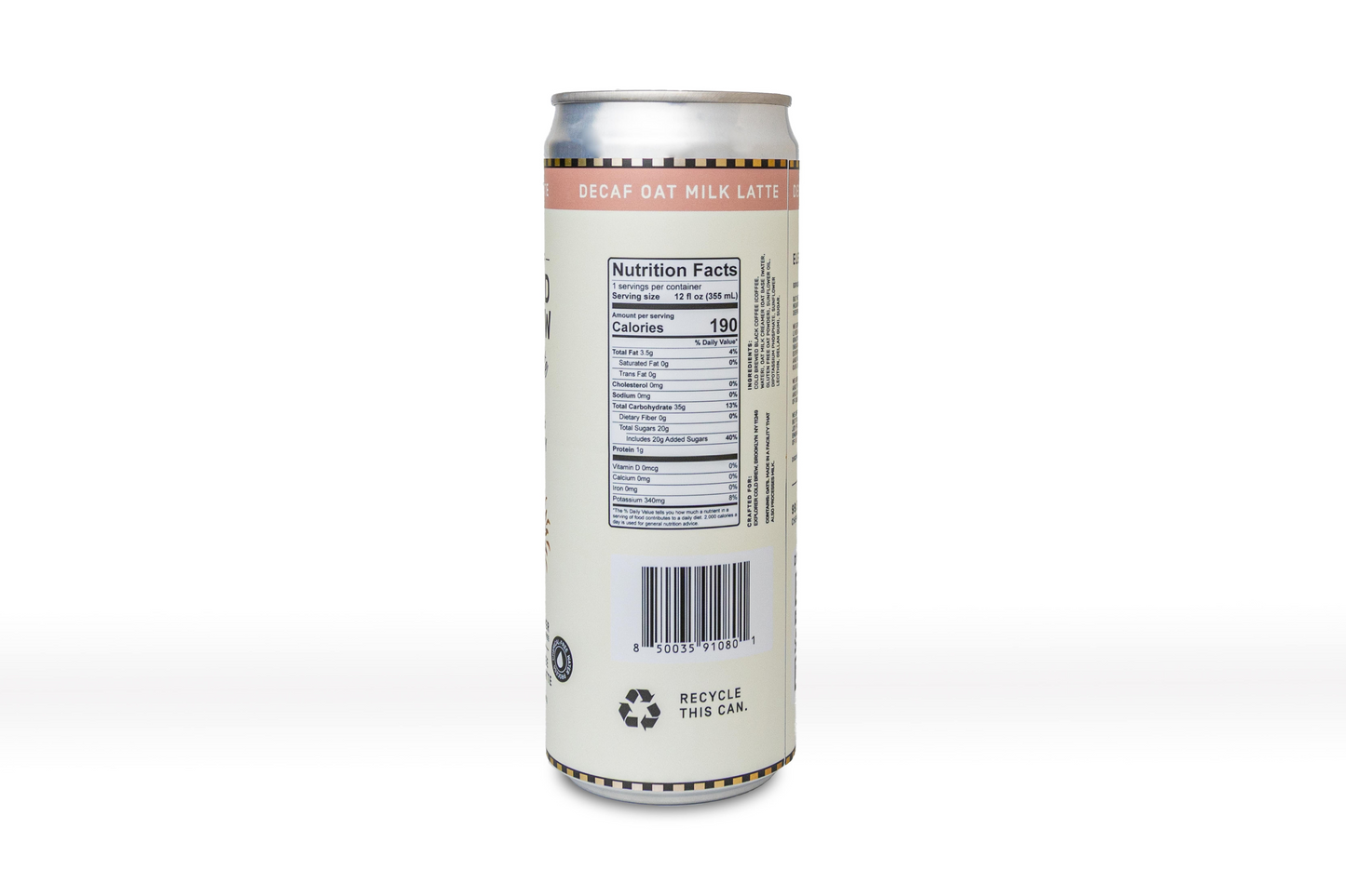 Cold Brew Oat Latte | Choose Your Caffeine Level | Rich & Creamy 12-Pack