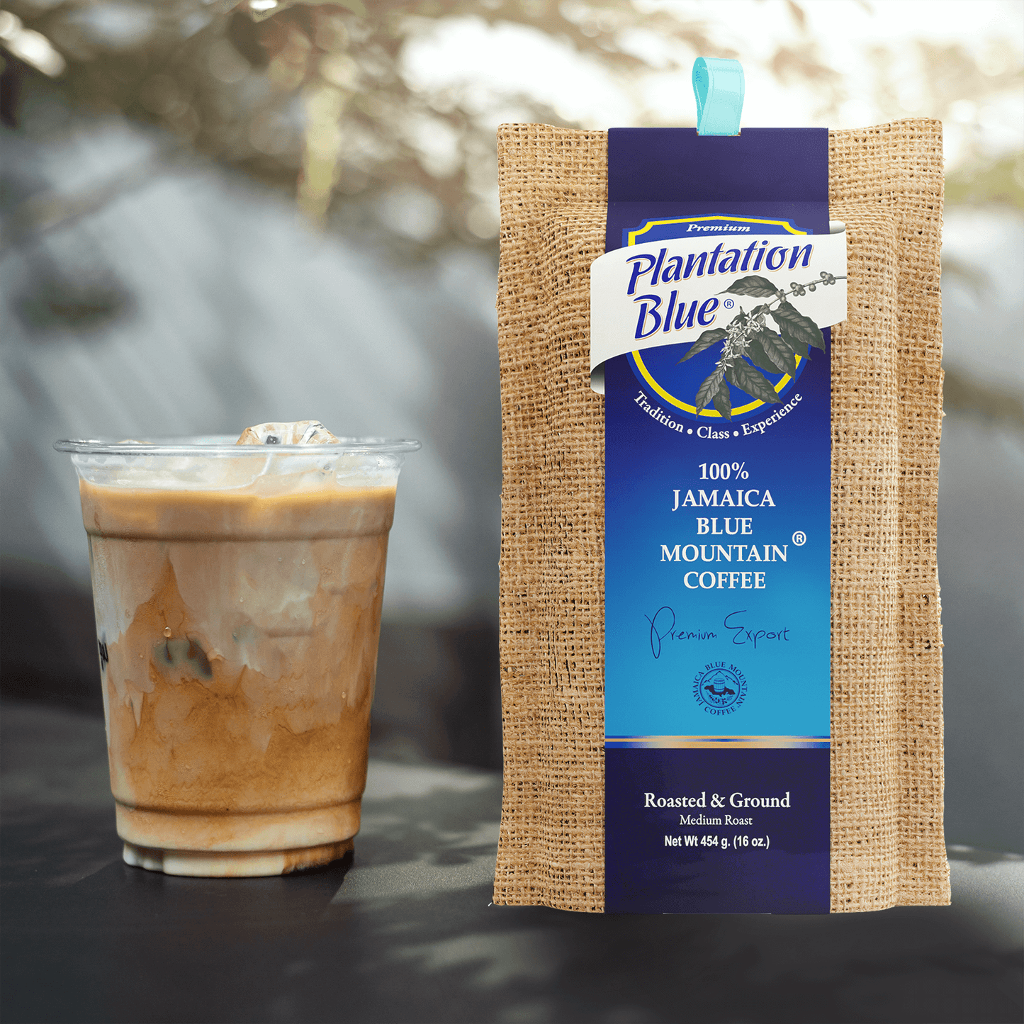 Plantation Blue® Jamaica Blue Mountain Coffee (16 oz - roasted and ground)
