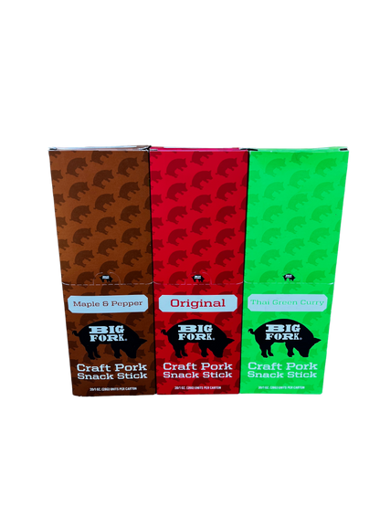 Craft Pork Snack Stick Collection (60 Sticks Total)
