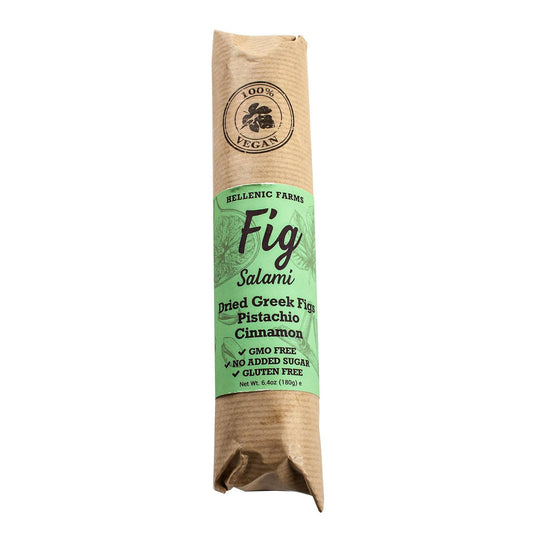 Hellenic Farms - Fig Salami with Pistachio (6.4OZ)
