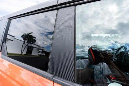 3D Carbon B Pillar Protection Kit - 2021+ Bronco 4 Door
