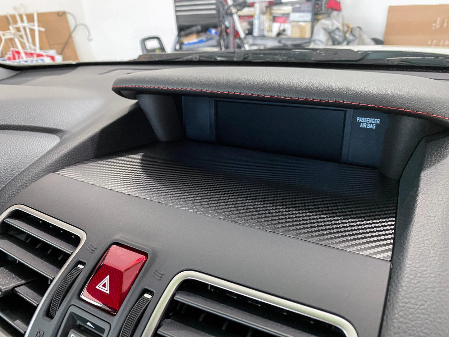 3D Carbon Center Instrument Panel Dash Trim - 2015-2021 WRX / STI