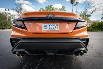 3D Carbon F1 Rear Fog Trim Overlay - 2022+ Subaru WRX