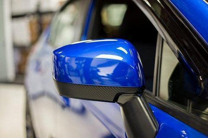 3D Carbon Fiber Lower Mirror Overlays (Pair) - 2015-2021 WRX / STI / 2015-2017 Crosstrek / 2015-2016 Impreza