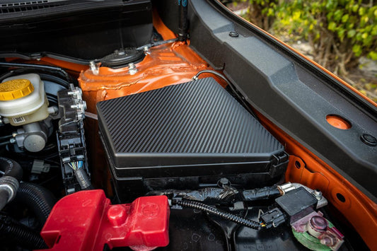 3D Carbon Fuse Box Cover Overlay - 2022+ Subaru WRX