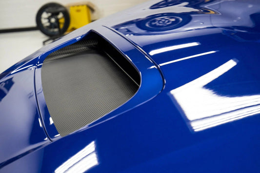 3D Carbon Hood Scoop Overlay for 2015-2021 Subaru WRX / STI