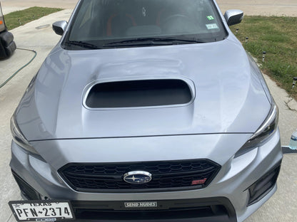3D Carbon Hood Scoop Overlay for 2015-2021 Subaru WRX / STI