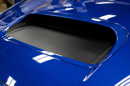 3D Carbon Hood Scoop Overlay for 2015-2021 Subaru WRX / STI