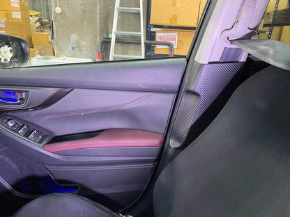 3D Carbon Seatbelt / Pillar Panel Protection Kit (Scuff Guard) - 2020 Levorg (JDM)