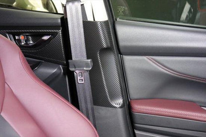 3D Carbon Seatbelt / Pillar Panel Protection Kit (Scuff Guard) - 2022+ WRX