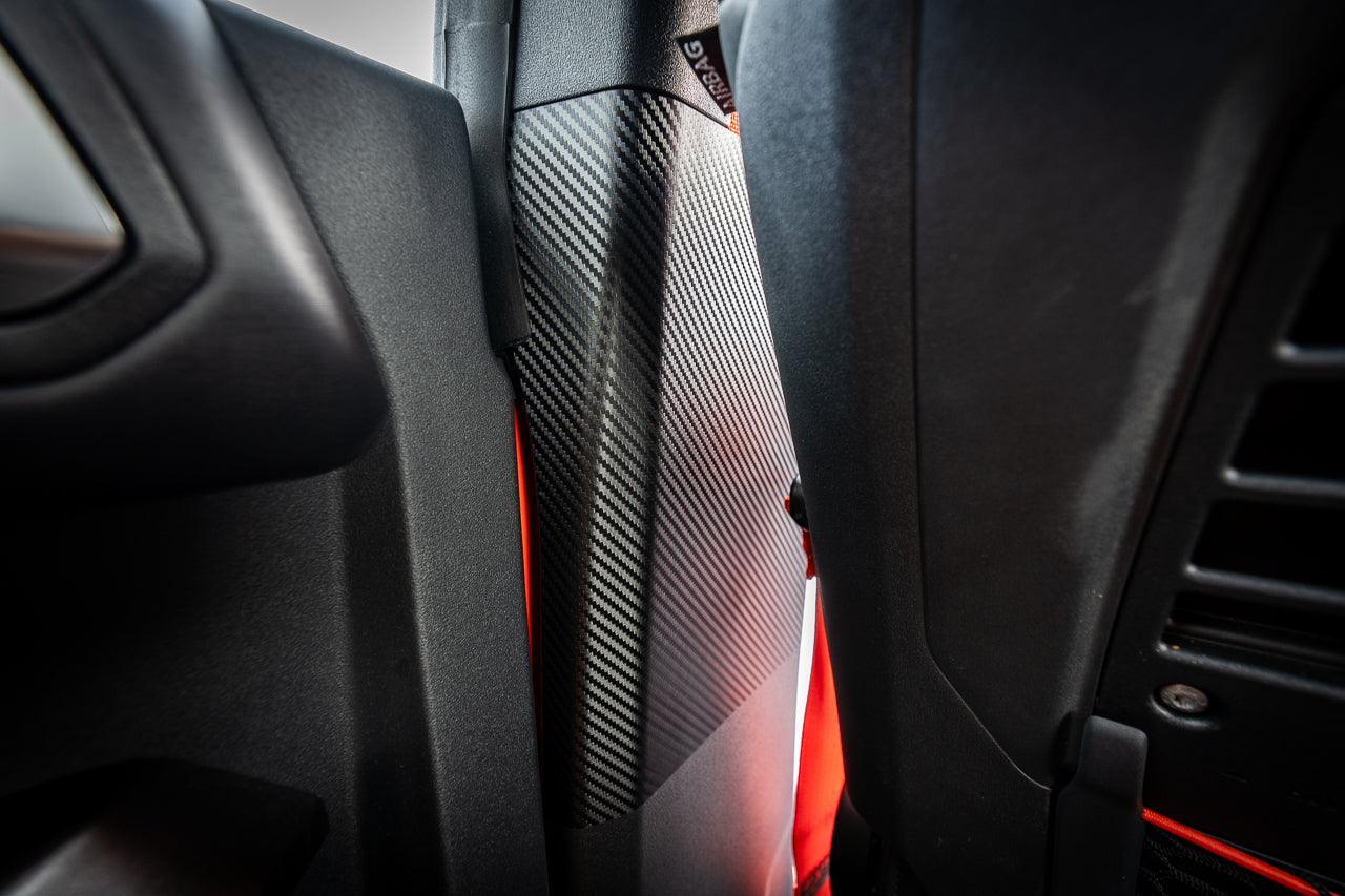 3D Carbon Seatbelt Trim Protector - 2021+ Bronco 4 Door