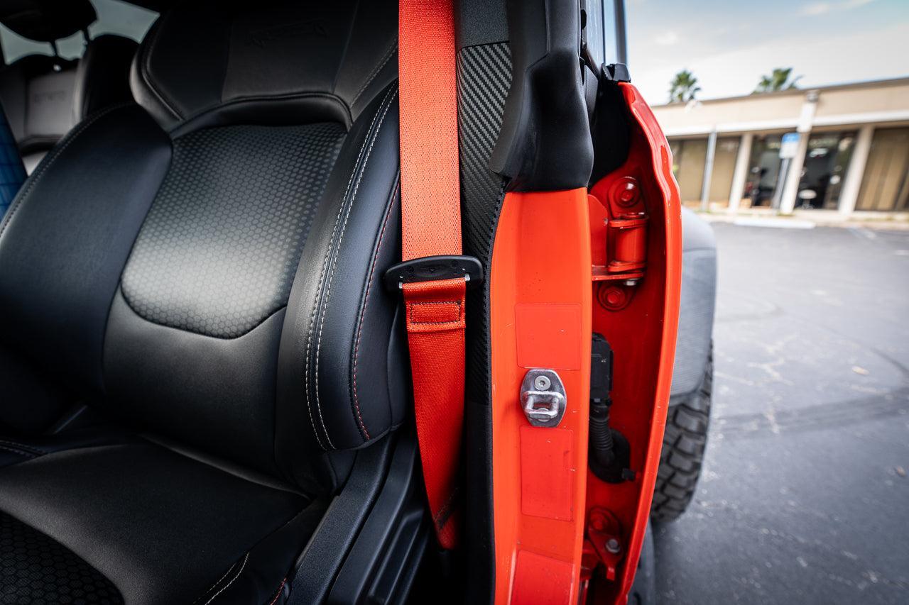 3D Carbon Seatbelt Trim Protector - 2021+ Bronco 4 Door