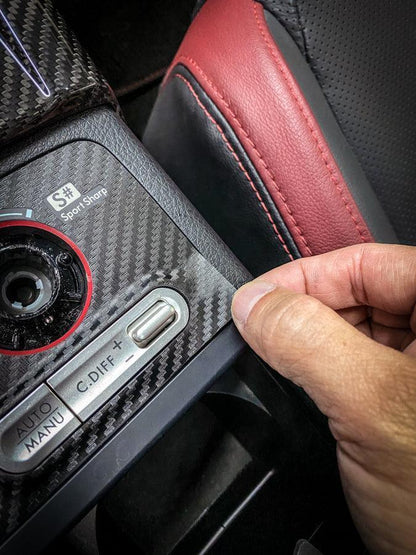 3D Carbon SI Drive Trim Overlay - 2015-2021 WRX / STI