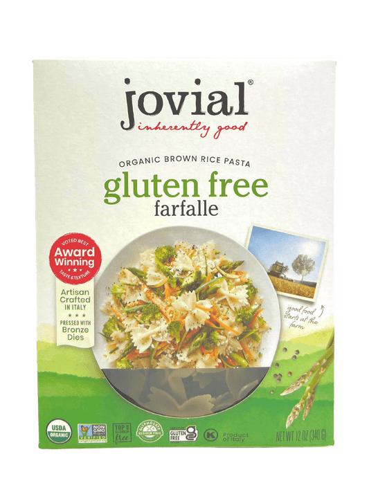 Farfalle, Brown Rice, Organic, Jovial, Gluten-Free