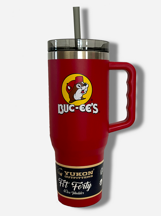 Buc-ee's Yukon Outfitters Red 40oz Tumbler