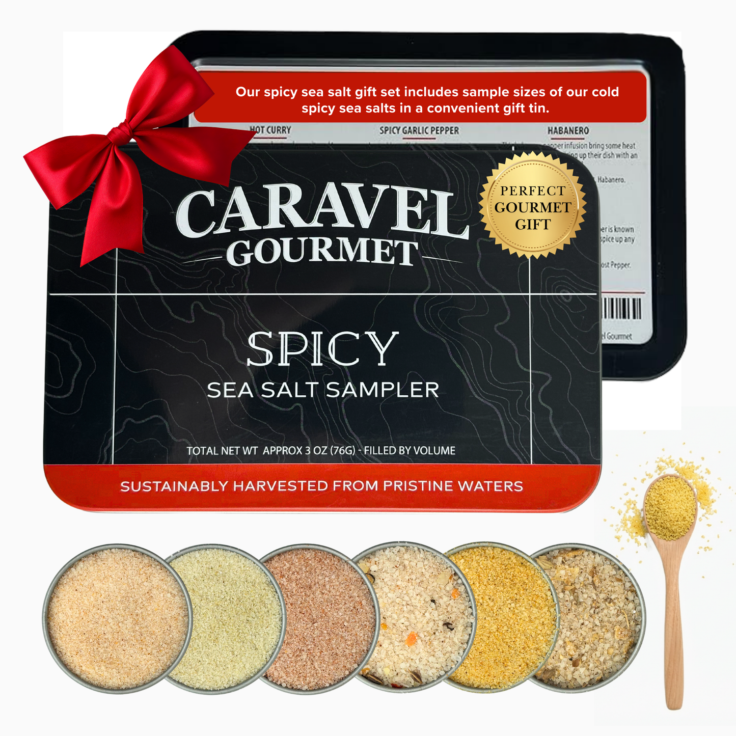 Gourmet Spicy Sea Salt Sampler