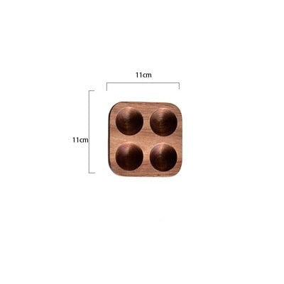 Blak Hom Japanese style Wooden Double Row Egg Storage