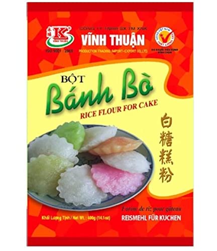 Vinh Thuan Bot Banh Bo (Rice Flour for Cake) 400g - It is used to make traditional Vietnamese white sugar sponge cakes.
