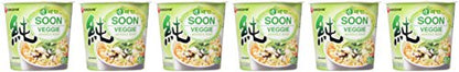 Nongshim Soon Instant Vegan Ramen Noodle Soup Cup, 6 Pack, Microwaveable Safe Cup, Vegan Meatless Ramen