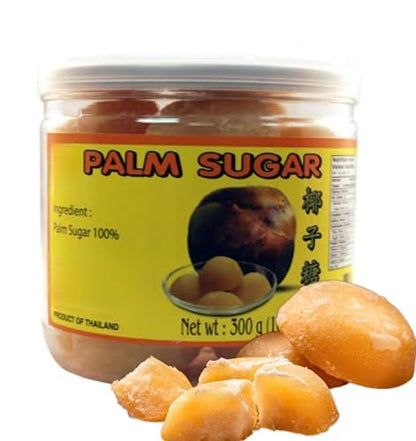 Pure Golden Palm Sugar - Perfect for Mango Sticky Rice, Gula Melaka Sago Pudding, Rendang, Chè, Tom Kha Gai